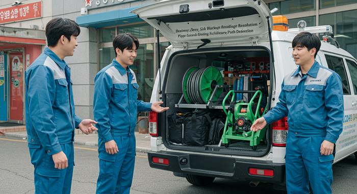 남동구 변기막힘 수리 오수관 뚫음 시원하게 해결