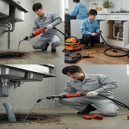 노오지동 싱크대막힘 뚫음 답답함 없이