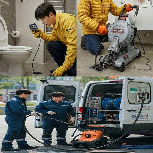 무의동 변기막힘 수리 하수구 장인