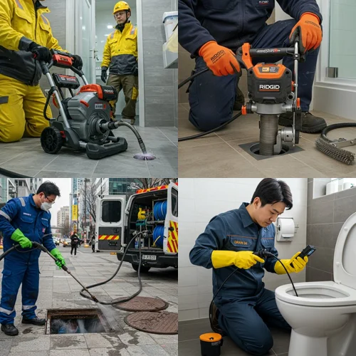 을왕동 하수구막힘 뚫음 문제 해결