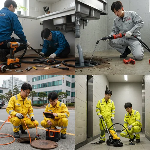선린동 하수구 막힘 하수도 꽉 막힌 운까지