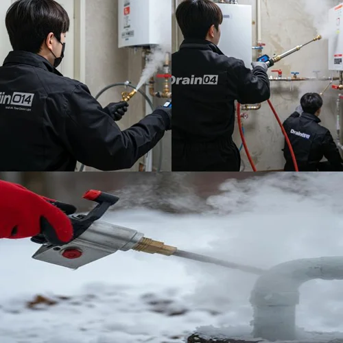 가정동 언 수도 녹임 해빙 업체 하수구 동파 문제 해결사