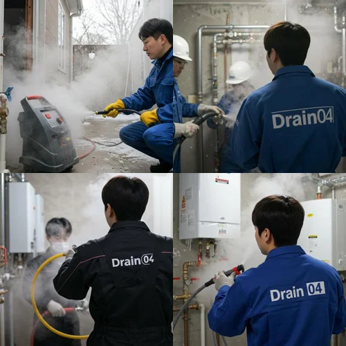 이화동 언 수도 녹임 해빙 업체 얼어붙은 하수도 문제 해결