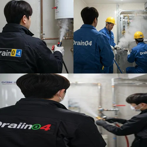 갈현동 언 수도 녹임 해빙 업체 녹여서 역류 문제 해결