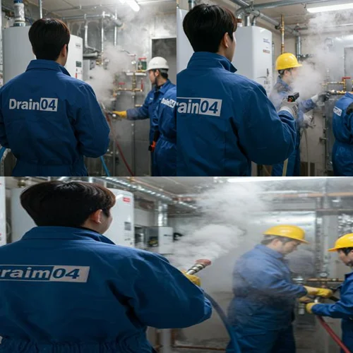 갈현동 언 수도 녹임 해빙 업체 녹여서 역류 문제 해결