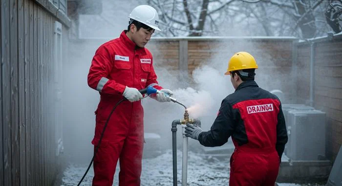 화평동 언 수도 녹임 해빙 업체 겨울철 하수구 지킴이