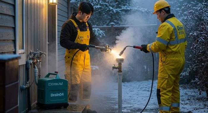 목상동 언 수도 녹임 해빙 업체 하수구 얼었을 때 긴급 출동