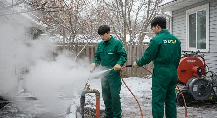 중구 해빙 하수도 배관 업체 꽁꽁 언 배관 문제 해결사