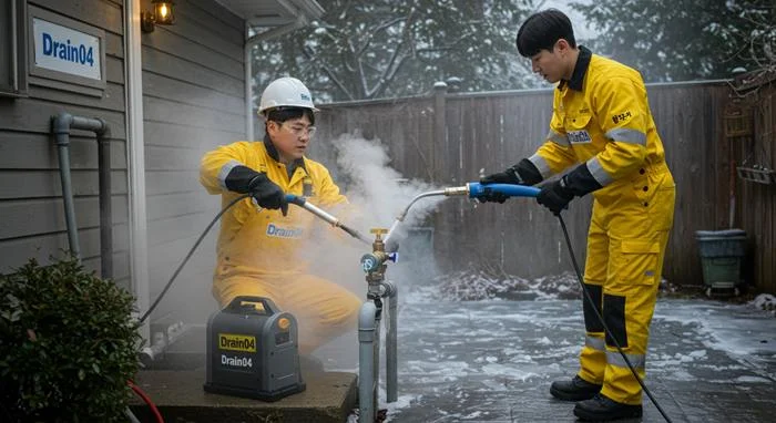 중구 해빙 하수도 배관 업체 꽁꽁 언 배관 문제 해결사