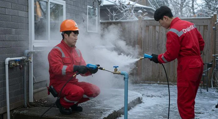 연수구 언 수도 녹임 얼었을때 해빙 해빙 작업 안전하게 진행