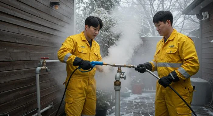 부개동 수도 얼었을때 녹임 해빙 꽁꽁 언 수도관 완벽 해빙