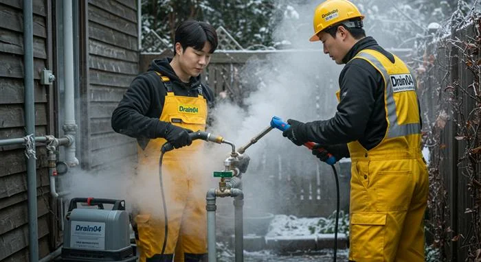 인천시 언 수도 녹임 얼었을때 해빙 하수구 해빙 전문가가 왔어요