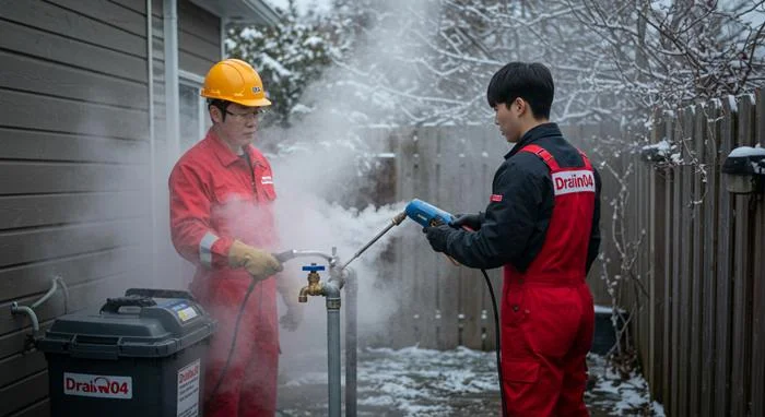 인천시 언 수도 녹임 얼었을때 해빙 하수구 해빙 전문가가 왔어요