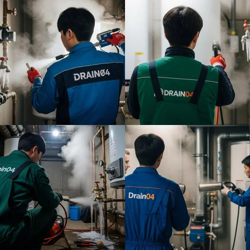 동구 언 수도 녹임 얼었을때 해빙 꽁꽁 언 하수구 시원하게