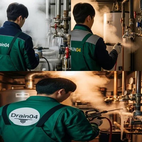 송현동 언 수도 녹임 해빙 업체 꽁꽁 언 하수도 완벽 복구