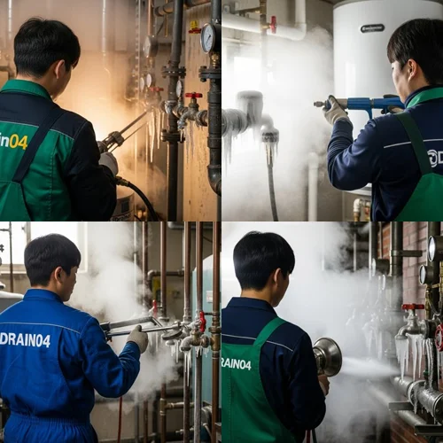 부평구 언 수도 녹임 얼었을때 해빙 겨울철 동파 문제 해결