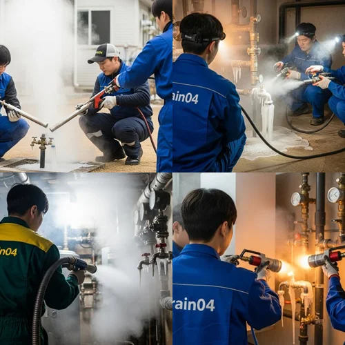 경서동 언 수도 녹임 해빙 업체 녹여서 새것처럼 깔끔하게