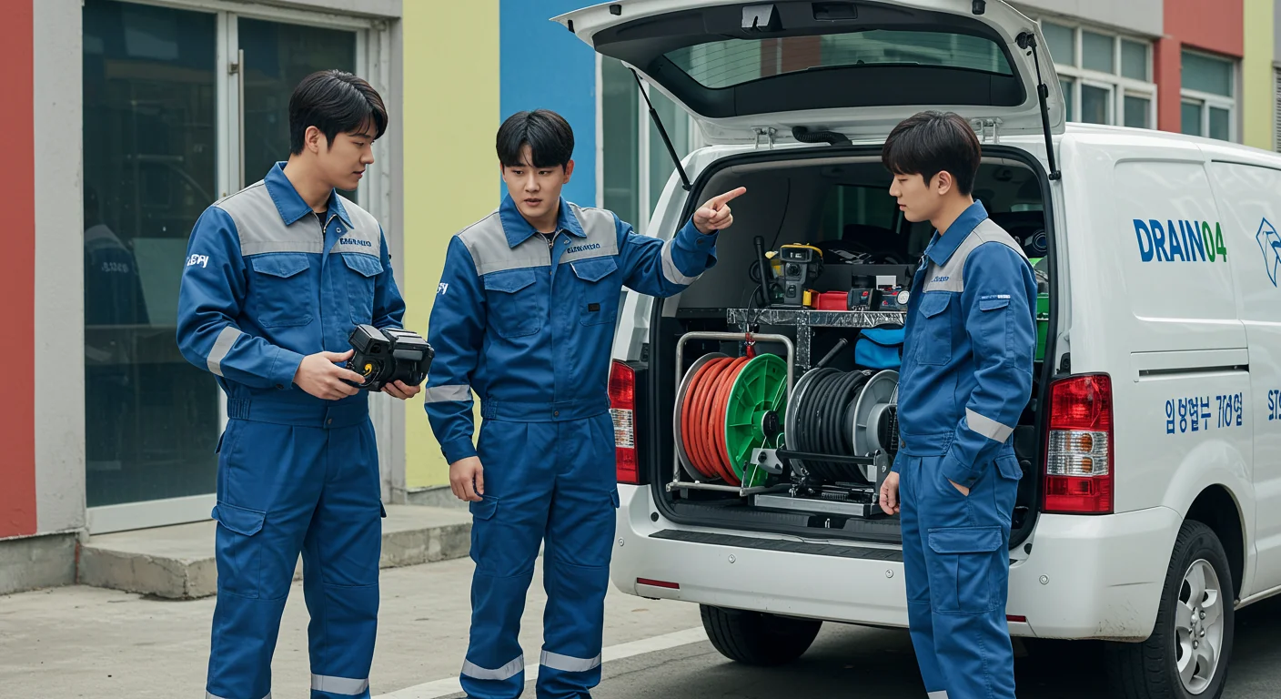 빌딩 횡주관 청소엔 역시 인천 하수구고압세척이 정답입니다