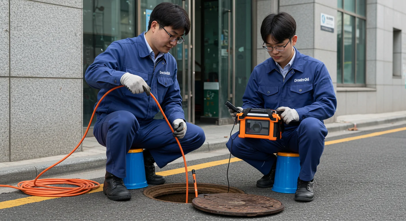 빌딩 횡주관 청소엔 역시 인천 하수구고압세척이 정답입니다