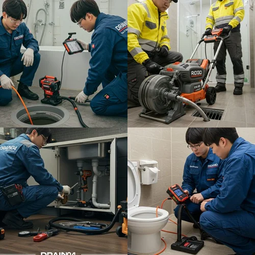 인천 원창동 싱크대막힘 뚫음 작업... 역시 전문가는 달라요