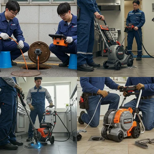 청천동 싱크대막힘 뚫음, 인천 부평 산곡동 근처 작업 후기