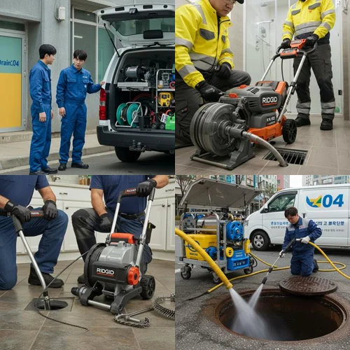 청천동 싱크대막힘 뚫음, 인천 부평 산곡동 근처 작업 후기