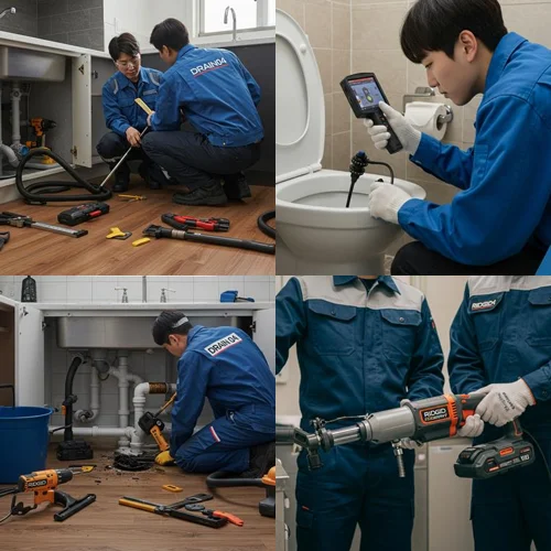 인천 고잔동 변기막힘 뚫어, 남동공단 근처