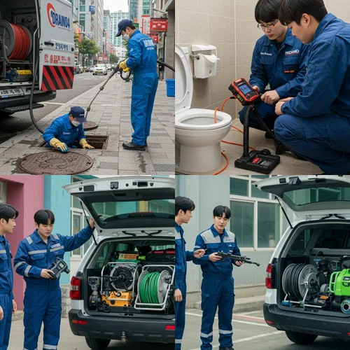 인천 고잔동 변기막힘 뚫어, 남동공단 근처