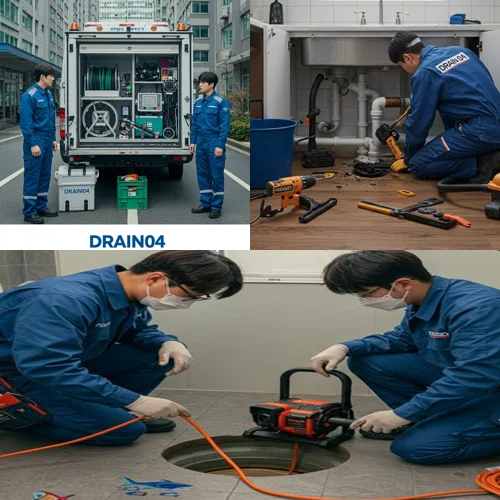 장기동 싱크대 막힘 아파트 꽉 막힌 배수구 역류 현장