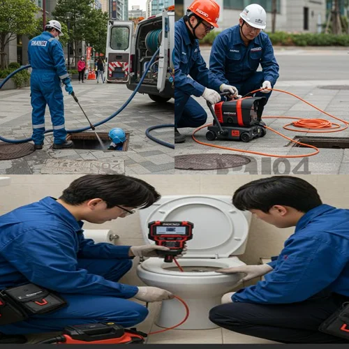 빌라 1층 역류... 드디어 뚫었어요! 숭의동 하수구 막힘 업체