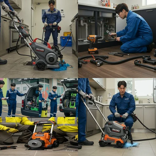 평동 하수구 뚫음 하수도 세탁실 배수구에서 물이 넘칠 때