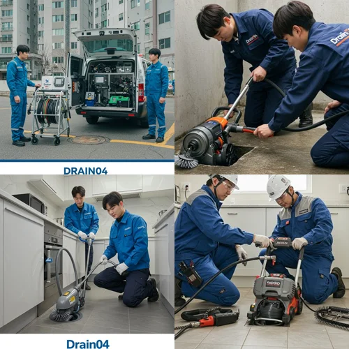 주안역 근처 빌라 역류, 십정동 싱크대 막힘 배수구