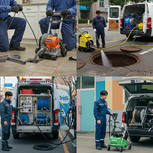 주안역 근처 빌라 역류, 십정동 싱크대 막힘 배수구