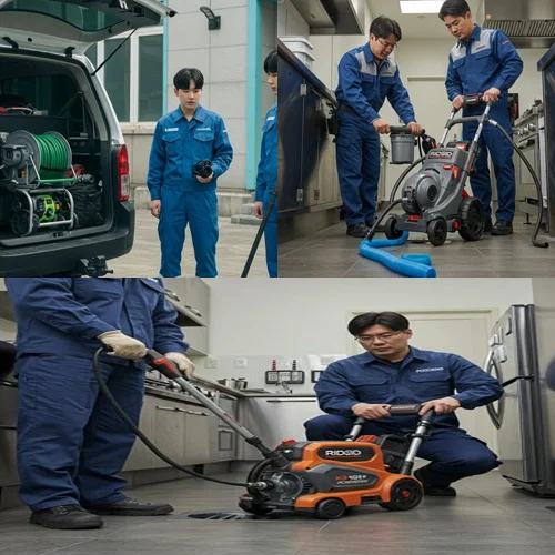 주안역 근처 빌라 역류, 십정동 싱크대 막힘 배수구