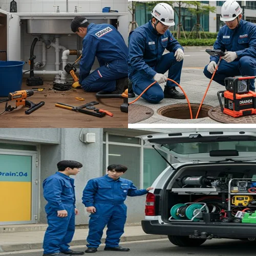 하늘채 아파트 근처, 신현동 싱크대 막힘 배수구