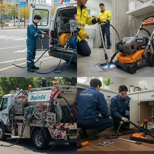 하늘채 아파트 근처, 신현동 싱크대 막힘 배수구