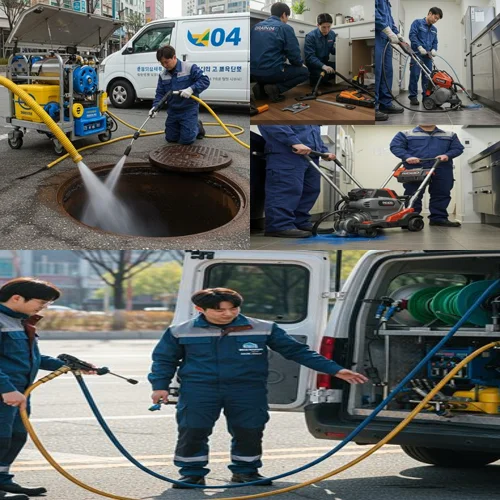대곡동 하수구 뚫음 하수도, 전원주택 배관 막힘