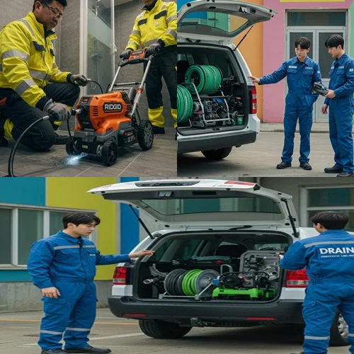 대곡동 하수구 뚫음 하수도, 전원주택 배관 막힘