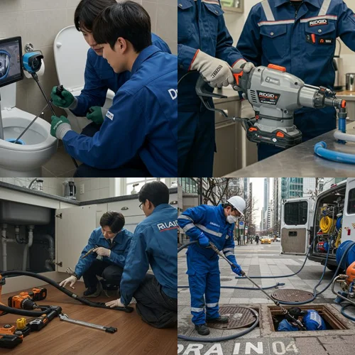 아시아드 경기장 근처 연희동 하수구 막힘 업체