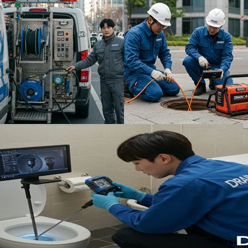 부두 근처 식당 기름때 제거 화수동 하수구 막힘 업체