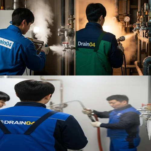 인천시 언 수도 녹임 얼었을때 해빙 겨울 배관 해빙은 전문가에게