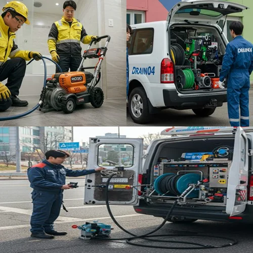 신축 빌라 잦은 막힘 부평구 부개동 하수구 뚫음 하수도