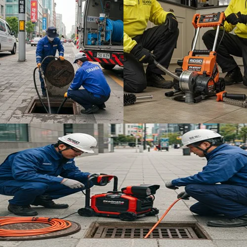 인천 상야동 하수구 뚫음 하수도 물류창고 배관이 막혔을 땐