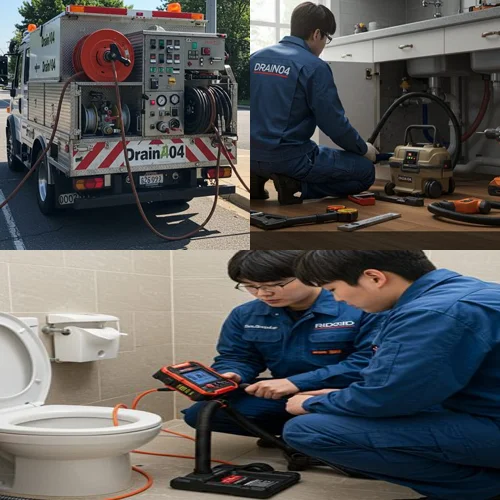 남촌동 하수구 뚫음 하수도, 남동구 주차장 맨홀 역류 해결