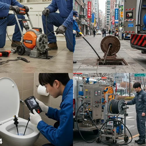 인천 마추홀구 문학동 하수구 뚫음 하수도