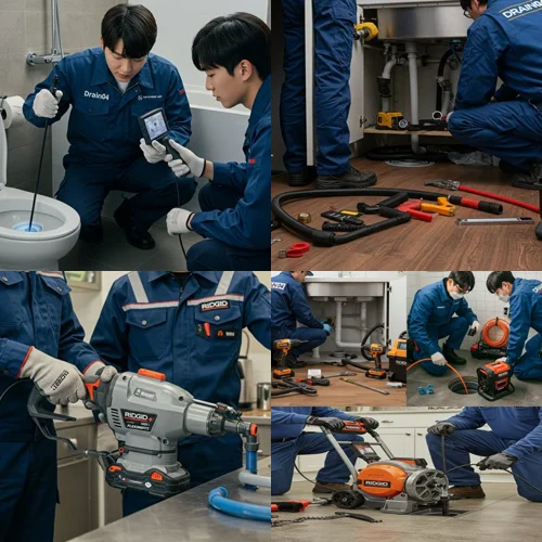 세탁실 배수구에서 물이 넘칠 때, 평동 하수구 막힘 업체