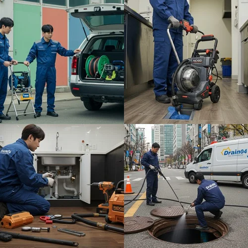 선학동 싱크대 막힘, 연수구 반지하 역류... 정말 감사합니다