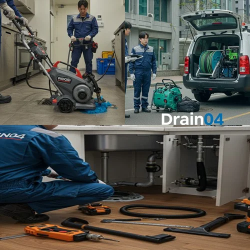 부평동 싱크대 막힘, 깡시장 식당 꽉 막힌 배수구