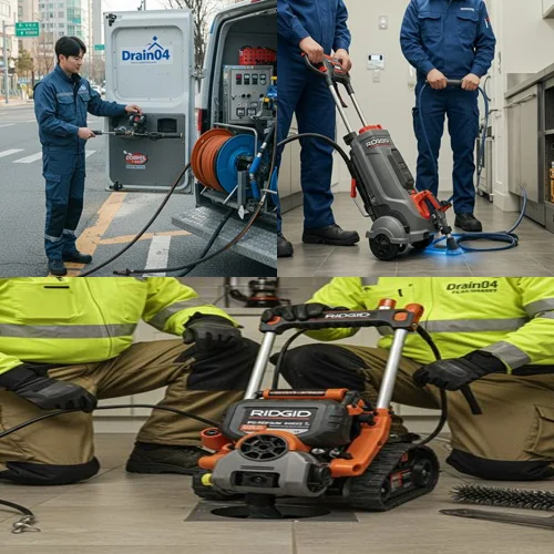 간석동 하수구 뚫음 하수도, 1층 상가 역류 드디어 뚫었어요!