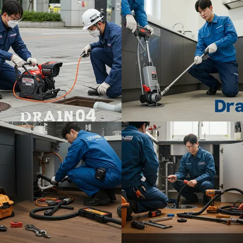 간석동 하수구 뚫음 하수도, 1층 상가 역류 드디어 뚫었어요!